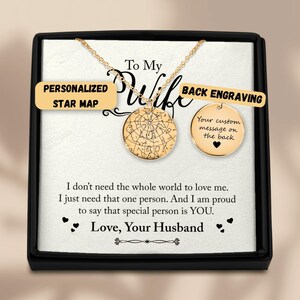 Personalisierte Frau Halskette Geschenk Sentimental Frau Schmuck, Sinn Anhänger, Geburtstag oder Jahrestag Geschenk, Romantische Halskette Nachricht Karte