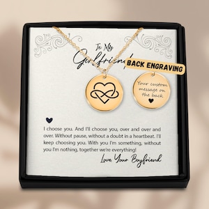 Presente para minha linda namorada, presente personalizado para namorada, cartão com mensagem emocionante, presentes para amigas, de melhores amigas para melhores amigas, caixa de presente para namorada