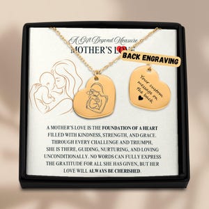 Collana personalizzata per la mamma, collana in oro 14K, regalo di anniversario per la famiglia per la mamma, regalo per la nonna, regalo per la festa della mamma per lei, regali per la festa della mamma