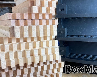 Box Joint Router Jig STL Files: 1x4, 1x6, 1x8, 1x10 (Digital Download)