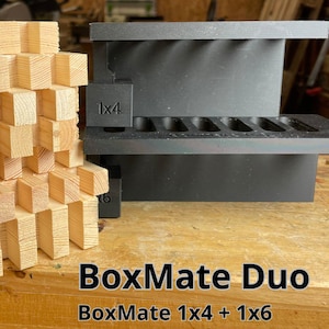 Box Joint Jig STL Files: Router Templates for 1x4 & 1x6 Lumber (Digital Download)