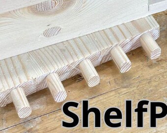 ShelfPins Jig Set: Fixed Shelf Router Templates for 1x4 to 1x10 Lumber