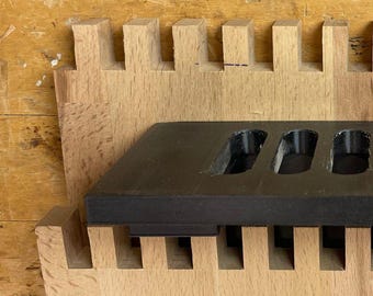 Adjustable Box Joint Jig: 10mm Router Bit, Metric Woodworking