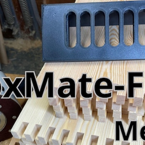 Adjustable Box Joint Jig: 10mm Router Bit, Metric Woodworking