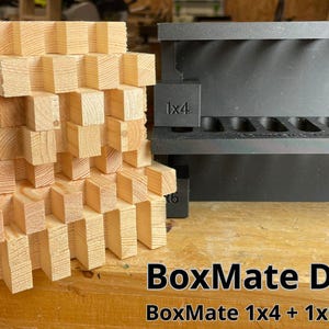 Box Joint Jig for Router: Woodworking Cabinet & Drawer Template BoxMate Duo