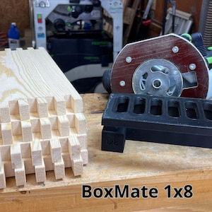 Box Joint Jig STL File: Router Template for 1x8 Lumber (Digital Download)