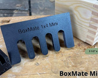 Box Joint Mini Router Jig, STL File | BoxMate Mini 1x4 (Digital Download)