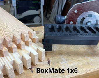 Box Joint Jig STL File: Router Template for 1x6 Lumber (Digital Download)