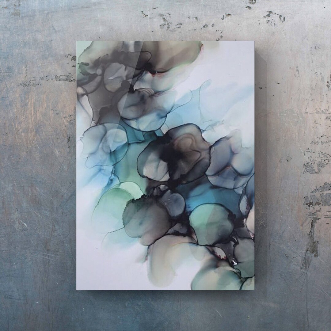 6x8 Original Alcohol Ink Mounted on Wood Cradle Board - Etsy