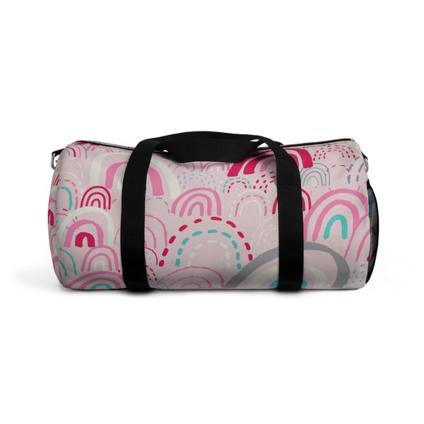 Sac de sport/gym/fitness rose arc-en-ciel