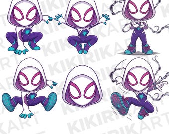 スパイダーグウェン アートプリント - Etsy 日本