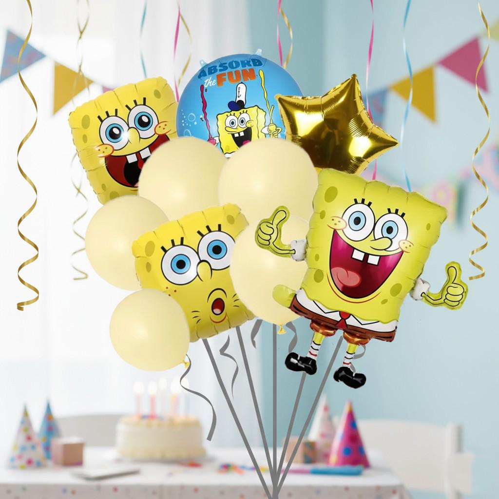 Compleanno Spongebob Palloncini A Forma Di Pesce - Decorazione Perfetta Per Feste A Tema Spongebob Compleanno - Foto 8