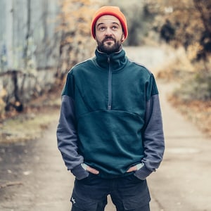 Herr Schlamassel Oversize Troyer Size 42 - 64 Sewing Instructions Ebook PDF Pattern