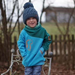 Mumpitz Hoodie Gr. 80-164 Nähanleitung Ebook pdf