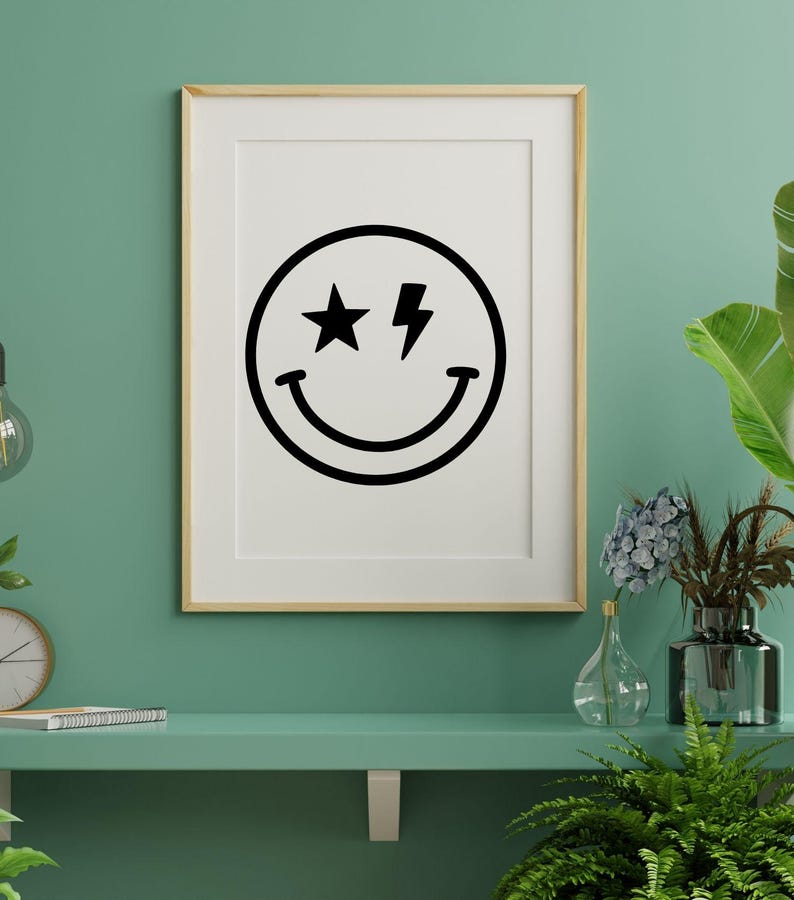 Smiley Face SVG Clipart, Emoji Cut File (ai, Eps, Svg, Png, Jpg) - Etsy
