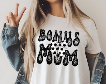 Bonus Mom Fußball-Shirt: Retro Coquette Bow Tee