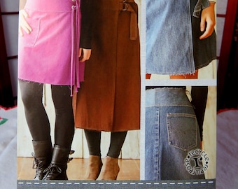 Crossroads - Pattern IJ1114CR - by Amy Barickman - Mary Ann Donze Design - Sidekick Wrap Skirt - Size S to 2XL