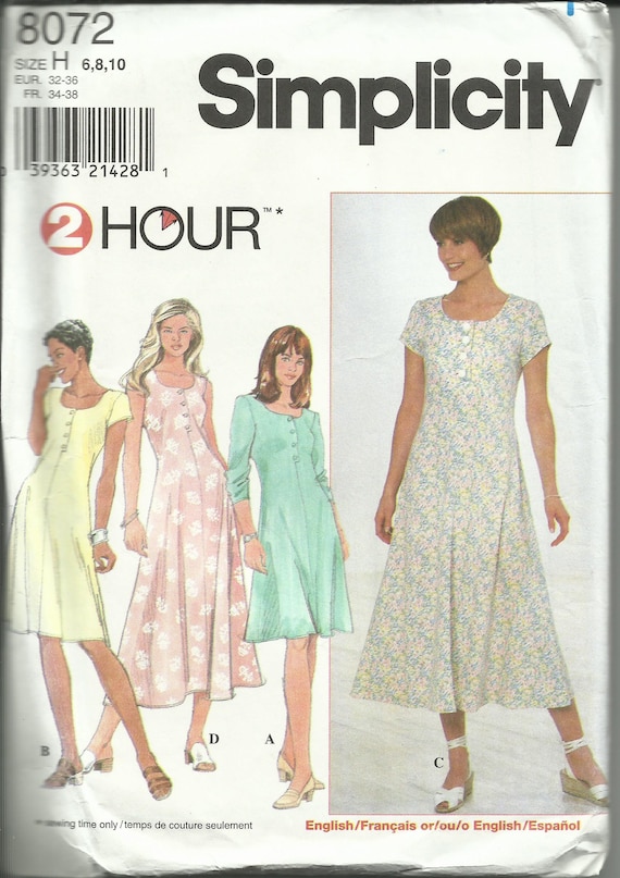 Simplicity Sewing Pattern 8836 Misses/'// Miss Petite Dress