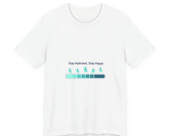 Koszulka Stay Hydrated Progress Bar | Monitor nawodnienia, przypomnienie o piciu wody
