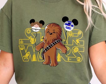 Star Wars Chewbacca Shirt, Star Wars Wookie Shirt, Star Wars Day Shirt, Disney Star Wars Shirt, Droid Shirt, 351309