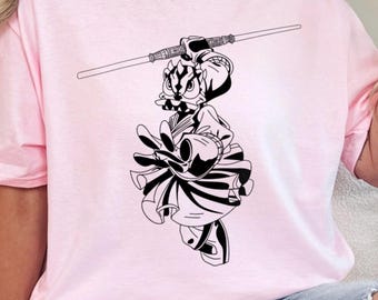 Star Wars Darth Maul Duffy Duck Shirt, Disney Star Wars Shirt, Star Wars Family Shirt, Disney Trip Shirt 351148