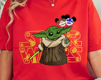 Star Wars Baby Yoda Shirt, Disney Star Wars Shirt, Star Wars Day Shirt, Mandalorian Shirt, Master Yoda Shirt, 351305