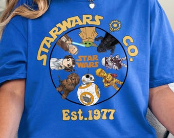 Star Wars Co. Est 1977 Shirt, Disney Star Wars Shirt, Star Wars Fans Shirt, Star Wars Day Shirt, 351276