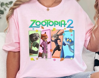 Zootopia 2 Disney Shirt, Walt Disney World Shirt, Judy Hopps Nick Wilde Gary De'Snake Shirt, Disneyland Zootopia Tee 354532