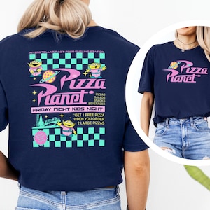 Pizza Planet Toy Story Checkered Shirt, Disney Aliens Shirt, Pizza Planet Tee, Toy Story Family Shirts, Funny Disney Pizza Shirt 353542