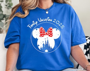Matching Disney Family Vacation 2025 Shirt, Disney Family Shirt, Disney Vacation Shirt, Disney Trip Shirt, Disneyworld Matching Shirt 352513