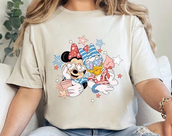 Minnie And Daisy July 4th Shirt, Girls Trip Shirt, Best Friends Matching Shirt, Cute Friends Shirt, Minnie And Daisy Besties Shirt 352946