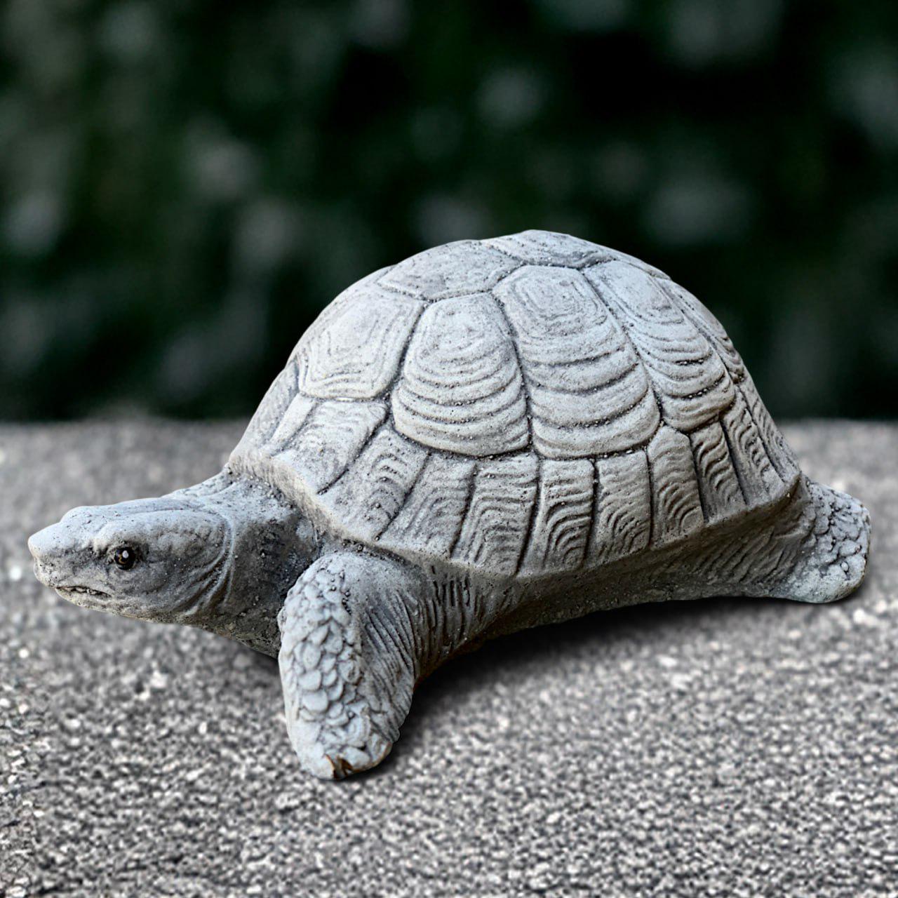 コンクリート製の亀の像 屋外爬虫類彫刻 セメント製の動物の置物 石の