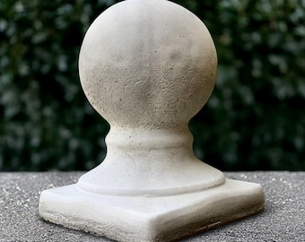 Estatua de esfera de hormigón Gran bola de cemento Decoración de jardín Adorno de jardín de piedra Escultura de patio minimalista moderna Decoración de puerta de entrada Regalo
