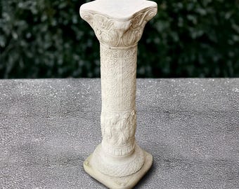 Große Säule Statue Betonsockel Skulptur Standfigur im Freien Handgemachte Säule Haustür Dekoration Säule Liebhaber Geschenk Hof Kunst