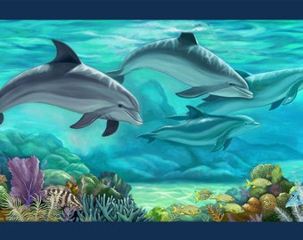 Dolphin Shallows Fine Art Print