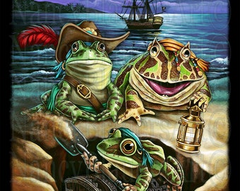 The Treasure Hunters Fine Art Print