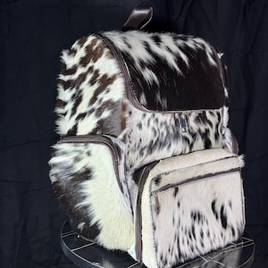 Ręcznie robiony plecak ze skóry bydlęcej w stylu rustykalnym i zachodnim