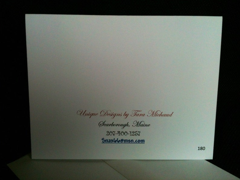 Set of 6 Maine Photography Note Cards