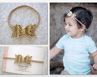 gold baby headband walmart