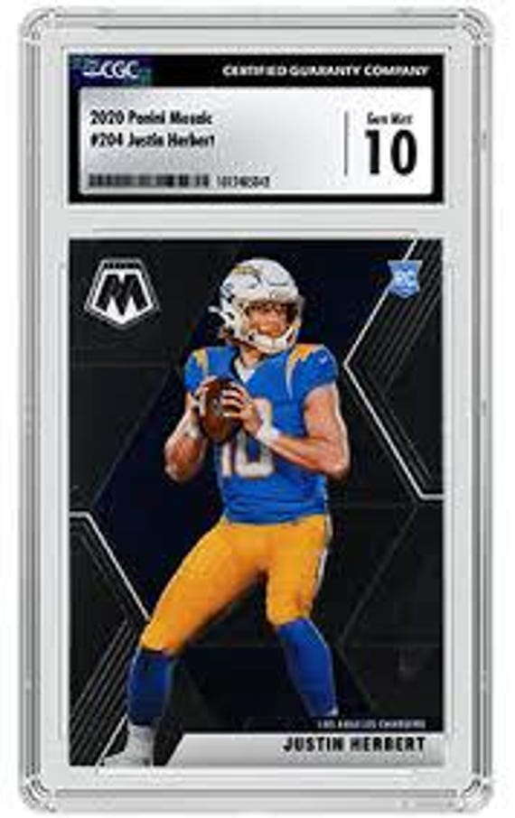 cheap graded football cards What is the value of a PSA 10 NFL card? Mystery NFL Graded Slab Pack!