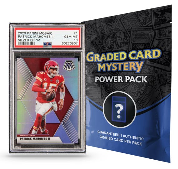 mystery graded sports cards Amazon.com: PSA Football Graded Card Mystery Pack | PSA Graded Football Card  | Grade 8+ Guaranteed | Contains One Graded Vintage, Rookie, Legend or  Current Star