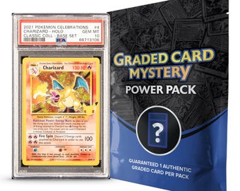 mystery pokemon card Graded Pokemon Card Mystery Pack