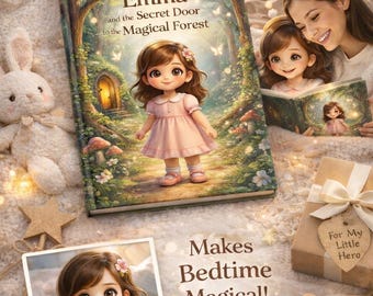 Benutzerdefiniertes Geschichtenbuch vom Foto | Personalisierte Kinder Gute-Nacht-Geschichte | Einzigartiges Geburtstagsgeschenk für Kind