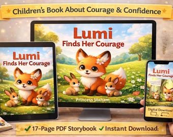Lumi Finds Her Courage | Kids Bedtime Story PDF (Ages 3-7)