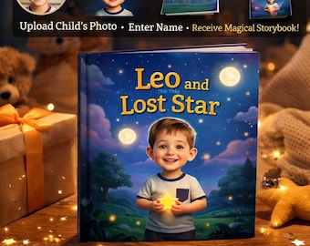Personalized Children's Story Book From Photo | Custom Bedtime Story (Digital Download)