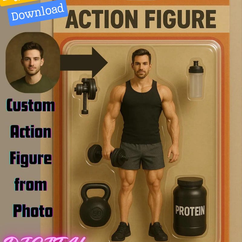 Customcod Action Figure Custom Action Figure - Etsy