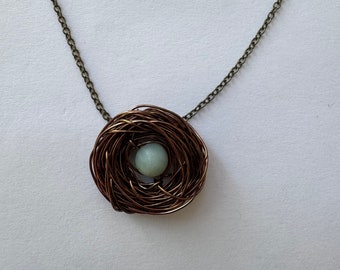 Mother Bird Nest Necklace - 1