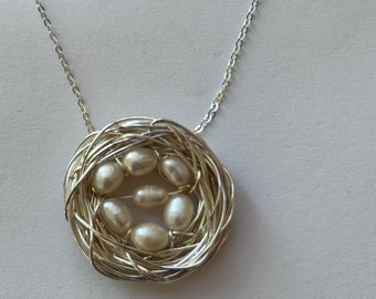 Mother Bird Nest Necklace - 7