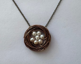 Mother Bird Nest Necklace - 7