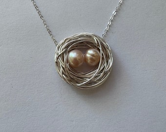 Mother Bird Nest Necklace - 2
